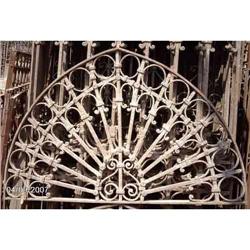 Pair of Wrought Iron Wall Decor Transoms #1773751