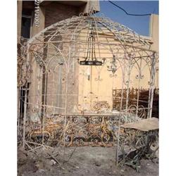 9' European Style Wrought Iron Gazebo Pergola #1773778