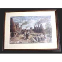 Framed Print Of Wedgwoods Factory  #1773803