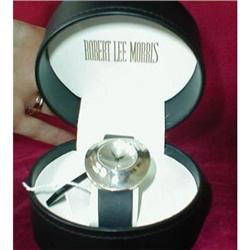 ROBERT Lee MORRIS Sterling WATCH MIB -New- #1773809