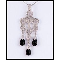 FRENCH ANTIQUE STYLE CHANDELIER DIAMOND PENDANT#1773821