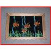 Image 1 : Deco Tropical Fish Reverse Painting Glass Tray #1773842