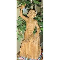 Art Deco wood male sculpture in wood #1773884