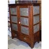 Image 1 : Beautifull Old Pine Pie Safe w/12 Punched Tins #1773959