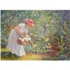 Image 1 : Michele Byrne, Peonies, Signed Canvas Print #1774076