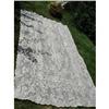 Image 1 : VINTAGE FRENCH ALENCON LACE HUGE TABLECLOTH #1774126