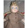 Image 1 : 13" Molded Face Georgene Cloth Brownie Doll #1778371