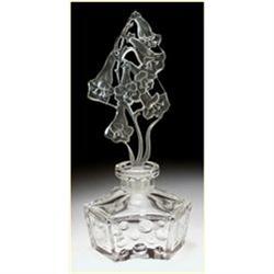 CZECH VINTAGE CUT CRYSTAL FIGURAL PERFUME #1778569