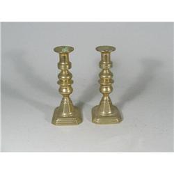 Pair of Brass Candlesticks, English, c.1850 #1778863