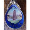 Grand Tour Enameled Silver Souvenir Spoon, Pisa#1778935
