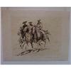 Image 1 : Three Horsemen, etching by Edward Borein signed#1778955