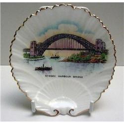 Shelley Oyster Shell Plate: Sydney Harbor #1779035