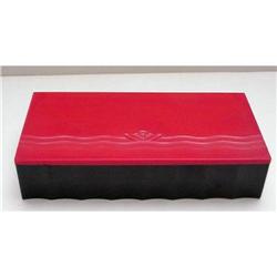 Bakelite Red and Black Rectangular Box #1779046