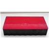 Image 1 : Bakelite Red and Black Rectangular Box #1779046