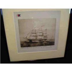 1932 Whalers Print Charles Mallory Ship #1779096