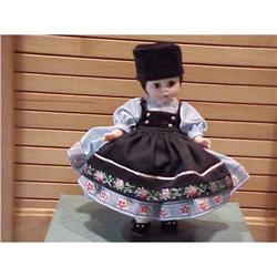 8  M.A.bent knee Rumania girl doll  NMIB #1779151