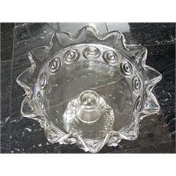 PATTERN GLASS COMPOTE #1779187