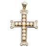 3 carat G VS1 real diamond cross pendant #1779300