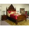 Image 1 : ORNATE VICTORIAN ANTIQUE ESTATE STYLE QUEEN BED#1779378