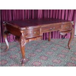 FRENCH VICTORIAN LIBRARY LAWYER PARTNERS DESK #1779387