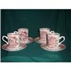 Image 1 : SET OF 4  ROMANTIC ENGLAND J&G MEAKIN TEACUPS #1779415