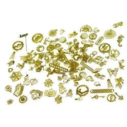 130+ Gold Plated Charms Fish Frog Shell Horse #1779430