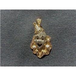 Tri Color 14K. Clown  Pendent #1779461