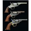 Image 2 : GROUP OF 3 CARTRIDGE CONVERSION REVOLVERS.