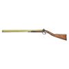 Image 2 : UNIQUE & INCREDIBLE BRASS 5 BARREL RIFLE, BY