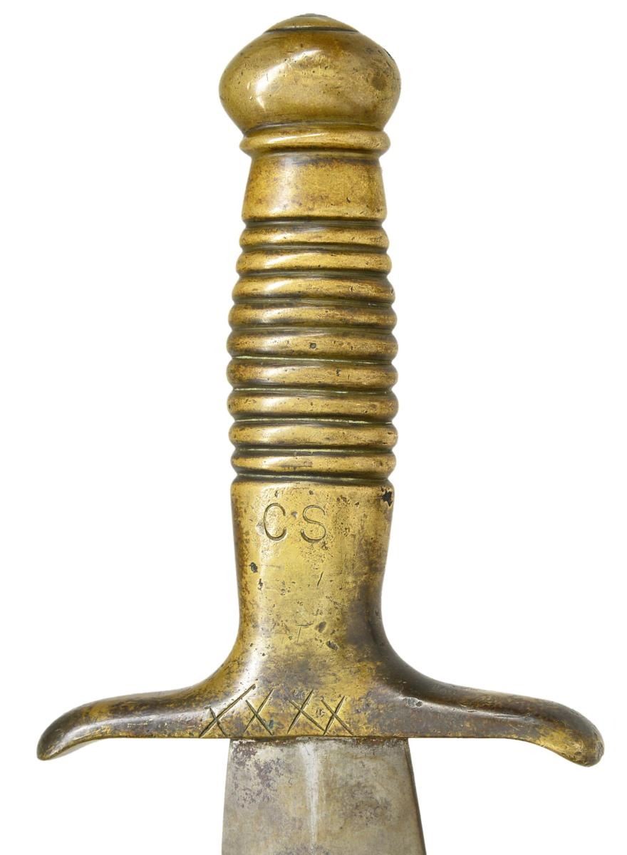 CONFEDERATE “CS” MARKED ARTILLERY SHORT SWORD FROM
