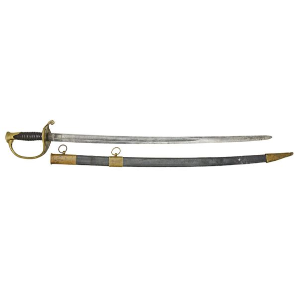 CONFEDERATE FOOT OFFICER’S SWORD.