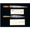 Image 1 : PAIR OF FINE CONFEDERATE OR ANTEBELLUM KNIVES.