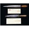 Image 2 : PAIR OF FINE CONFEDERATE OR ANTEBELLUM KNIVES.