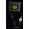 Image 2 : LARGE GROUP OF CIVIL WAR LEATHER ACCOUTREMENTS.