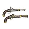 Image 1 : PAIR OF 1849 DATED H. ASTON CONTRACT MODEL 1842