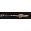 Image 2 : 18TH CENTURY HAND FORGED TRENCH SPEAR ON HAFT.