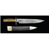 Image 1 : MASSIVE 19TH CENTURY ENGLISH HUNTING KNIFE.