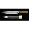 Image 2 : MASSIVE 19TH CENTURY ENGLISH HUNTING KNIFE.