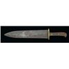 Image 2 : LARGE 19TH CENTURY FIGHTING KNIFE.