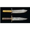 Image 1 : PAIR AMERICAN STYLE CLIP POINT BOWIES.