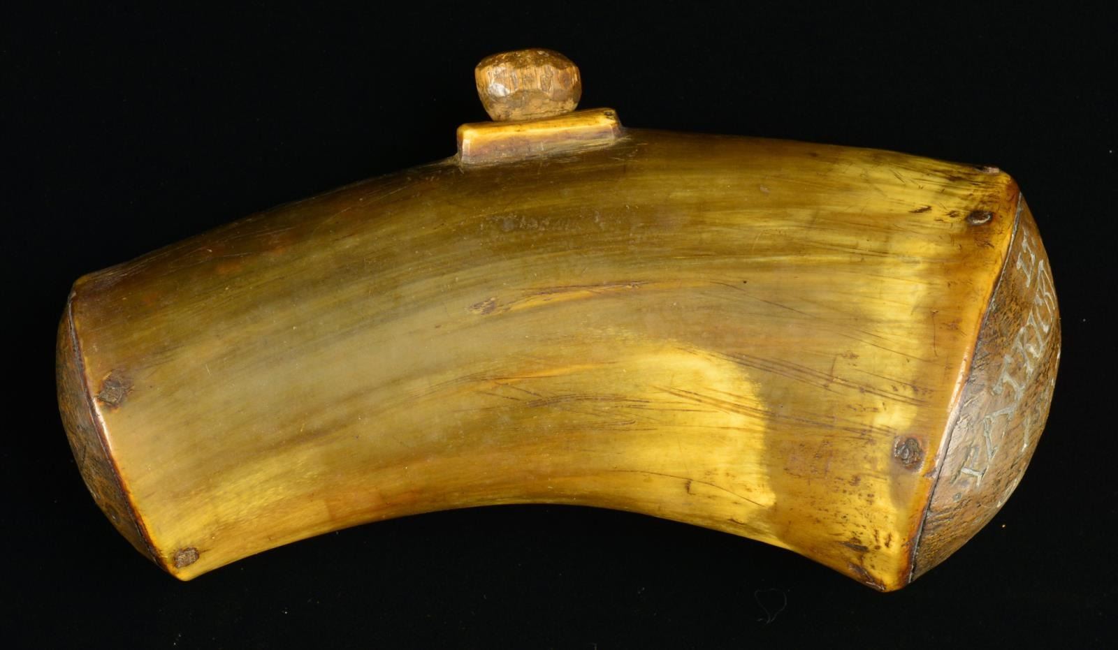 Welsh Instruments Horns 18TH CENTURY RUM HORN “PATRICK WELSH 1762.