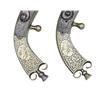 Image 4 : PAIR OF SILVER ENGLISH SCOTTISH STYLE FLINT