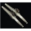 Image 6 : PAIR OF SILVER ENGLISH SCOTTISH STYLE FLINT