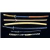 Image 1 : 5 REPRODUCTION JAPANESE KATANA & 1 SCABBARD.