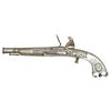 Image 2 : SCOTTISH ALL METAL PISTOL WITH RAMS HORN BUTT.