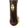 Image 5 : UNUSUAL GOLD MOUNTED EARLY FLINTLOCK PISTOL BY