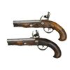 Image 2 : GOOD PAIR OF ITALIAN FLINTLOCK POCKET PISTOLS BY