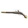 Image 2 : OTTOMAN LONG BARREL FLINTLOCK PISTOL.
