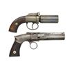 Image 1 : BRITISH & ROBBINS & LAWRENCE PEPPERBOX PISTOLS.