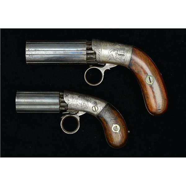 2 FINE PEPPERBOX REVOLVERS.